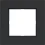 Hager A.8 cornice coprifrutto 1 modulo, nero notte opaco WAD8100BM