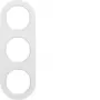 HAGER WLD9300WG R.Classic cornice coprifrutto 3 moduli, bianco polare