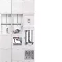Hager UF53WBW20 quadro universale di conversione/misura con APZ e TSG, 250A, 5 poli