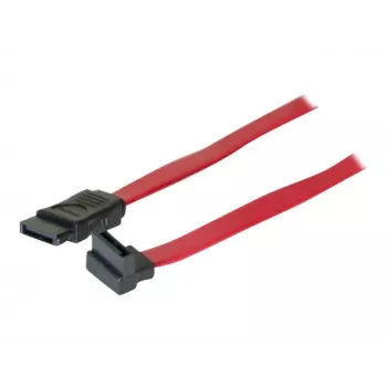 TECLINE cavo SATA, connettore maschio SATA 7 pin su connettore maschio SATA 7 pin, 1,0 m, rosso 314000