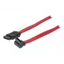TECLINE cavo SATA, connettore maschio SATA 7 pin su connettore maschio SATA 7 pin, 1,0 m, rosso 314000
