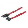 TECLINE cavo SATA, connettore maschio SATA 7 pin su connettore maschio SATA 7 pin, 1,0 m, rosso 314000