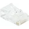 EXERTIS CONNECT connettore modulare RJ45 Cat. 6 UTP per cavo flessibile, trasparente, confezione da 10 920560