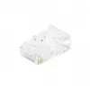 EXERTIS CONNECT connettore modulare RJ45 Cat. 6 UTP per cavo flessibile, trasparente, confezione da 10 920560