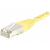 EXERTIS CONNECT cavo patch CAT.6 F/UTP, giallo, 0,5 m, Slim Snagless 842051