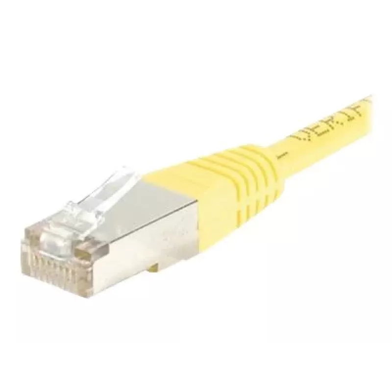 EXERTIS CONNECT cavo patch CAT.6 F/UTP, giallo, 0,5 m, Slim Snagless 842051