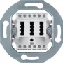 HAGER WDF4011WG presa TAE 2 x 6/6NFF bianco polare opaco