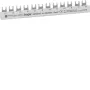 HAGER KDS463AT barra collettrice a pettine 4 poli 12 moduli, 63 A, 230/400 V AC
