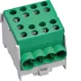HAGER KH35E8 morsetto di derivazione linea principale 1 polo, 10-35 mm², 125 A, verde