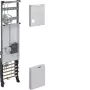 Hager universZ campo completo ZH33W7NT, trifase, 1 posto contatore, 10 mm², 1050x250 mm