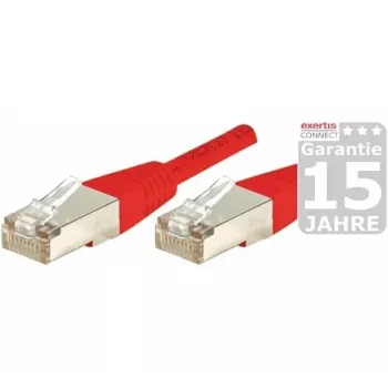 EXERTIS CONNECT cavo patch Cat.5e F/UTP, rosso, 2,0 m, Slim Snagless Boot 847143