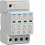 Hager SPB420 scaricatore di sovratensione Tipo 2 3P+N 275V AC 40kA guida DIN