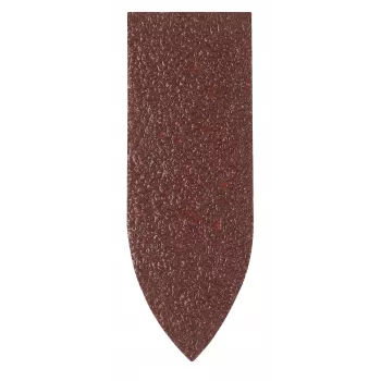 Bosch 2609256A38 carta abrasiva delta, velcro, senza fori, grana 80, angolo 32 mm, 5 pz