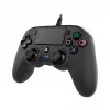 NACON PS4 Compact Controller nero – gamepad con filo per PS4 e PC