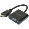 Exertis Connect 051248 cavo adattatore VGA-HDMI 0,15 m nero