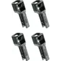 Hager univers Z coperchio a cupola UZ01A4, versione bassa, grigio chiaro, confezione da 4