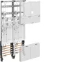 HAGER ZK3EH62 quadro completo, 2 posti contatore, BKE-I, interruttore principale
