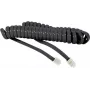 EXERTIS CONNECT cavo a spirale per cornetta telefonica, nero, lunghezza estesa 2,0 m 936650