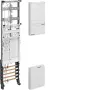 HAGER ZH3EN27 quadro contatore completo, 1 posto contatore, BKE-I, Universal Z, 1 campo, altezza 1050 mm