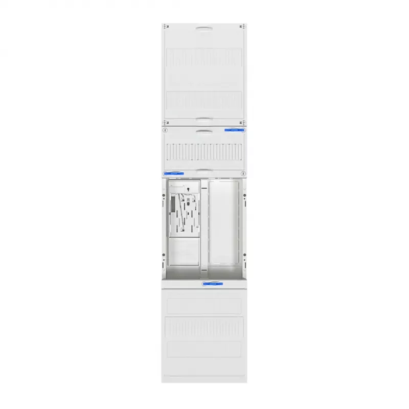 HAGER ZH3EN27 quadro contatore completo, 1 posto contatore, BKE-I, Universal Z, 1 campo, altezza 1050 mm