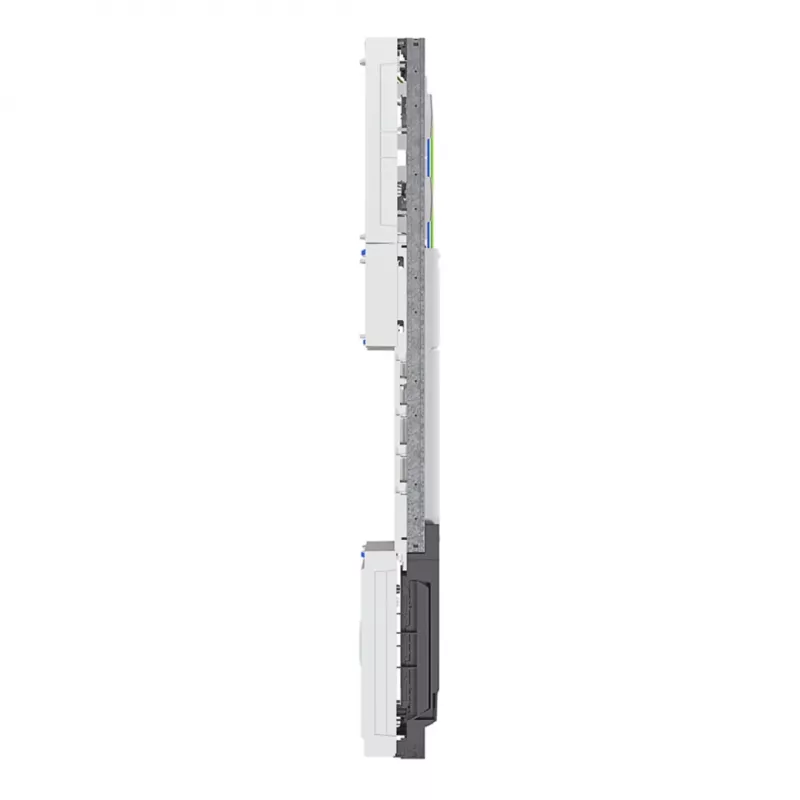 HAGER ZH3EN27 quadro contatore completo, 1 posto contatore, BKE-I, Universal Z, 1 campo, altezza 1050 mm