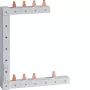 HAGER KCF863L barra di fase verticale sinistra 2 file 3P+N 63A