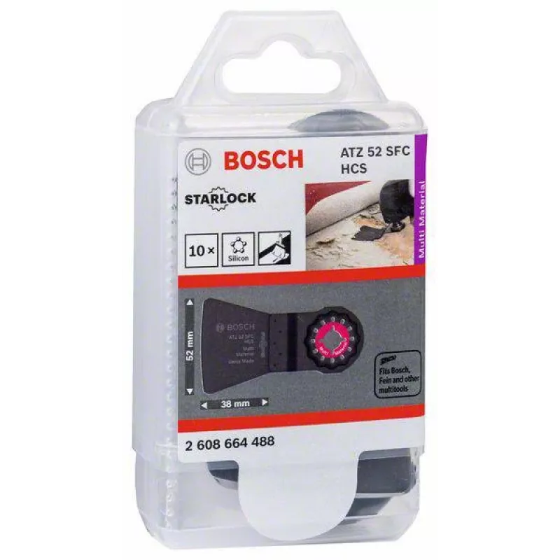 Bosch StarlockPlus HCS lama raschietto ATZ 52 SC, 52 mm, confezione da 10 2CPX062126R9999