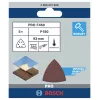 Bosch 2608621688 carta abrasiva delta grana 180, 93 mm, 5 pezzi