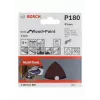 Bosch 2608621688 carta abrasiva delta grana 180, 93 mm, 5 pezzi