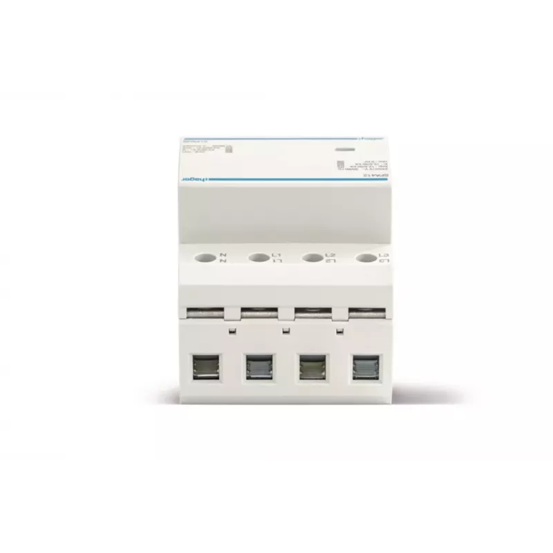 HAGER SPA412 scaricatore combinato di sovratensione tipo 1+2+3, 12,5kA, TNS/TT, 4 poli, 230/400V