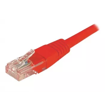 EXERTIS CONNECT cavo patch in rame non schermato Cat6 U/UTP, RJ45, rosso, 15 m, protezione a scatto 243761