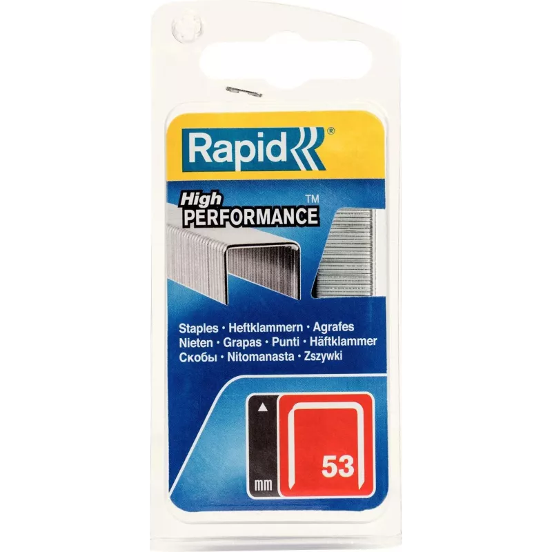 RAPID TOOLS Punti a filo sottile Tipo 53 6 mm acciaio zincato, confezione da 1250 40109502