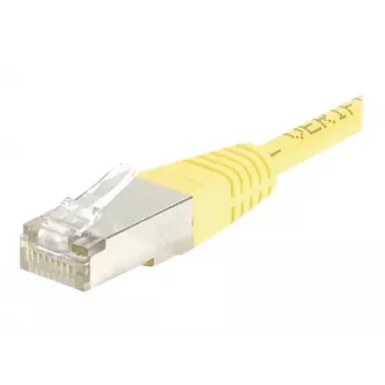EXERTIS CONNECT Cavo patch Cat.6 F/UTP, 7 m, giallo, boot snagless sottile 245570