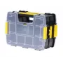 STANLEY SortMaster Junior Cassetta portautensili con 10 scomparti regolabili, nero/giallo, STST1-71197