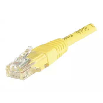 EXERTIS CONNECT Cavo patch in rame Cat6 U/UTP, 0,5 m, giallo, snagless RJ45 EXC245700