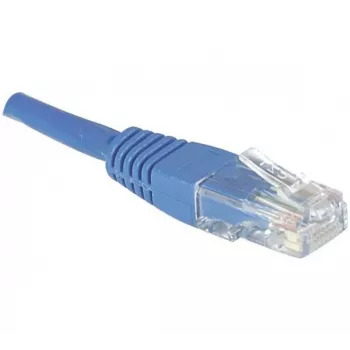 EXERTIS CONNECT Cavo patch Cat.6 U/UTP, 0,5 m, blu, snagless 246700