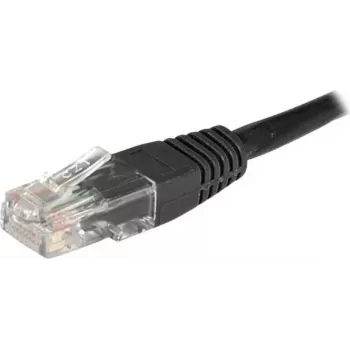 EXERTIS CONNECT Cavo patch Cat6 U/UTP, 1 m, nero, RJ45, protezione linguetta 246772