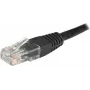 EXERTIS CONNECT Cavo patch Cat6 U/UTP, 1 m, nero, RJ45, protezione linguetta 246772