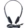 Exertis Connect Cuffia on-ear con microfono, jack 3,5 mm, nero (059204)