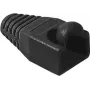 EXERTIS CONNECT Protezione antitorsione RJ45 per cavo tondo, nero, confezione da 10 253166