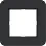 Hager C.8 Placca di copertura 1 modulo, nero notte opaco WAD9100BM