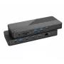 EXERTIS CONNECT KVM-Switch con docking station, HDMI 4K Ultra HD, LAN, hub USB 4 porte, audio, lettore di schede (061110)