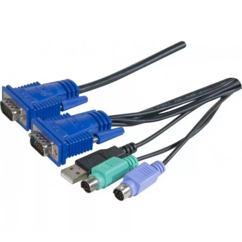EXERTIS CONNECT Cavo combo KVM USB, PS/2, 5,0 m (066305)
