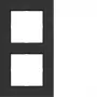 Hager A.8 cornice 2 posti notte nero opaco WAD8200BM