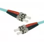 EXERTIS CONNECT cavo patch in fibra ottica HD OM3 duplex ST-ST multimodale, 50/125 µm, acqua, 15 m 392777