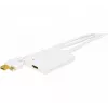 EXERTIS CONNECT convertitore Mini DisplayPort 1.1 su HDMI con audio USB, connettore DP + connettore USB su connettore femmina HDMI, nero 127406