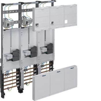 HAGER armadio contatori completo 3 punti universale Hessen 1050mm 3 campi ZL34C4N