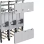 HAGER armadio contatori completo 3 punti universale Hessen 1050mm 3 campi ZL34C4N
