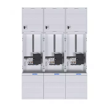 HAGER armadio contatori completo 3 punti universale Hessen 1050mm 3 campi ZL34C4N