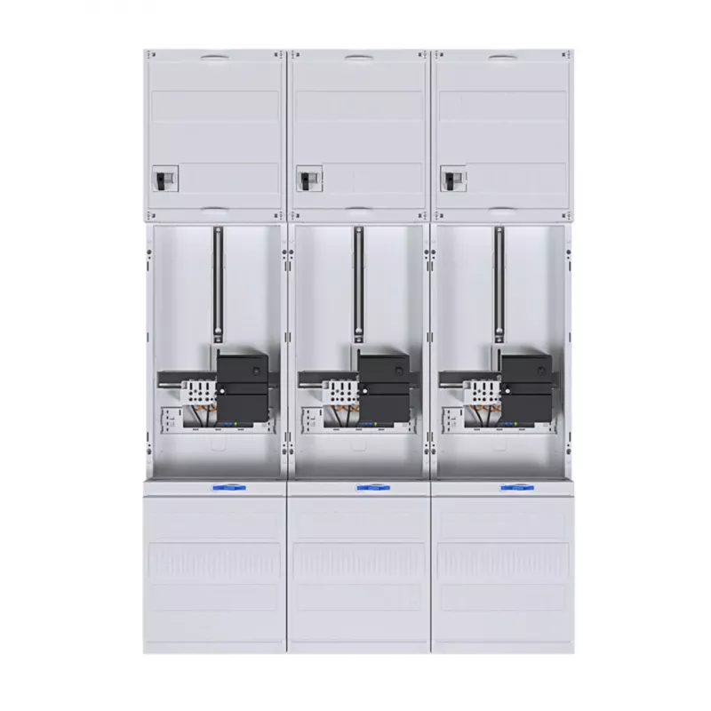HAGER armadio contatori completo 3 punti universale Hessen 1050mm 3 campi ZL34C4N